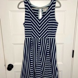 Anthropologie * Saturday Sunday Striped V-neck Dress